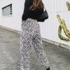Beginning Boutique Wild At Heart Printed Pants Zebra Bottoms