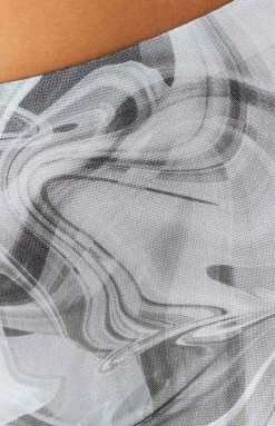 BB Exclusive Willow Black Print Mesh Flare Pants 11 BB Exclusive Willow Black Print Mesh Flare Pants