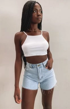 BB Exclusive Wonderland Crop Top White