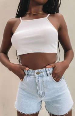 BB Exclusive Wonderland Crop Top White