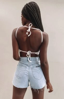 BB Exclusive Wonderland Crop Top White