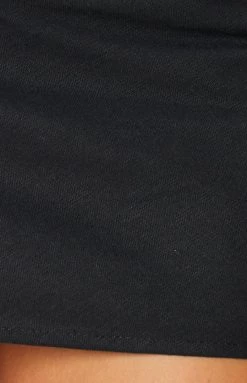 BB Exclusive Bottoms Wyatt Black Mini Skirt