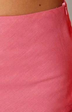 BB Exclusive Bottoms Wyatt Pink Mini Skirt