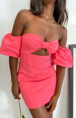 Runaway The Label Ximena Mini Dress Watermelon Dresses