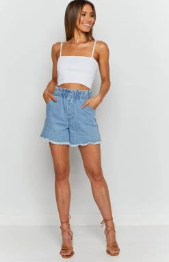 BB Exclusive Flynn Denim Shorts Blue