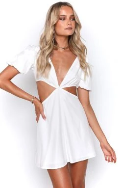 BB Exclusive Yarrow White Mini Dress 9 BB Exclusive Yarrow White Mini Dress