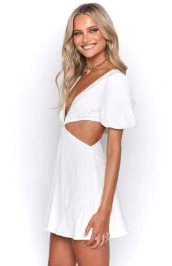BB Exclusive Yarrow White Mini Dress 10 BB Exclusive Yarrow White Mini Dress