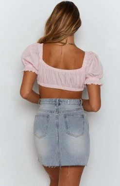 BB Exclusive Yasmin Denim Mini Skirt Vintage Wash