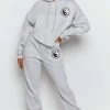 BB Exclusive Yin Yang Track Pants Grey Marle Bottoms