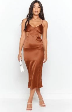 Beginning Boutique York Back Cut Out Midi Dress Rust Dresses 11 Beginning Boutique York Back Cut Out Midi Dress Rust Dresses