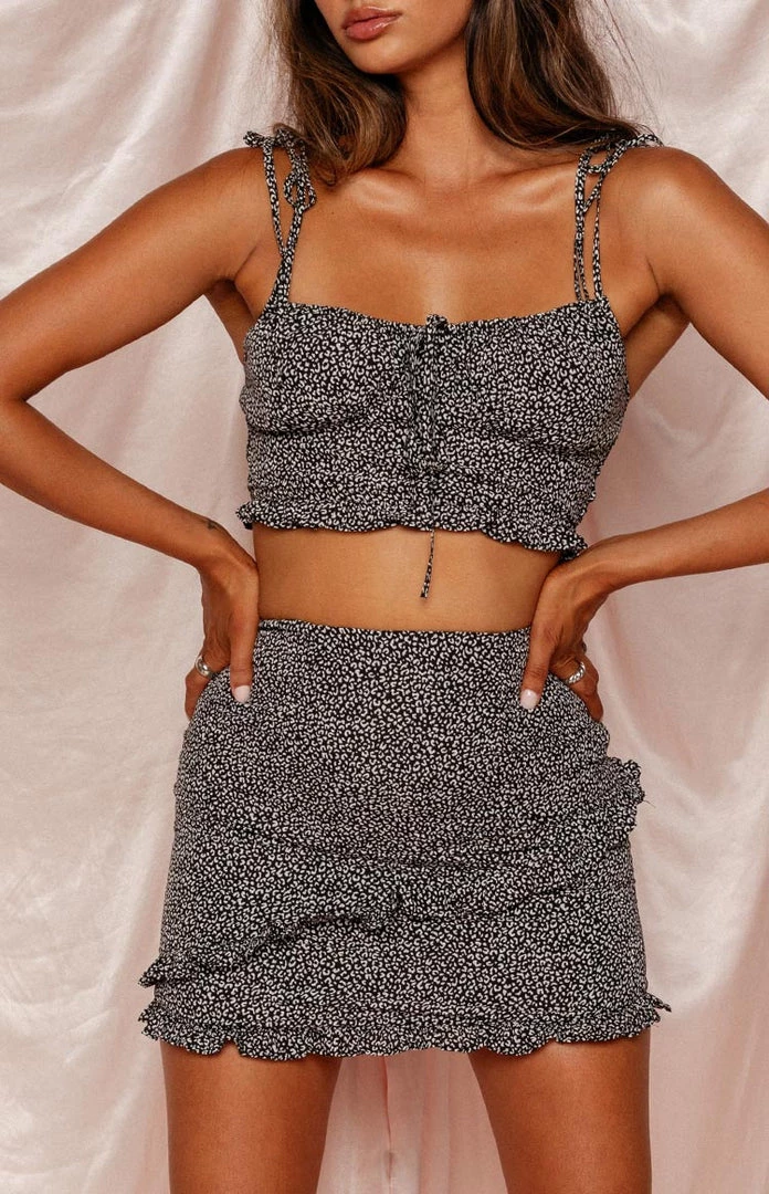 BB Exclusive You And Me Skirt Black Leopard Bottoms 9 BB Exclusive You And Me Skirt Black Leopard Bottoms