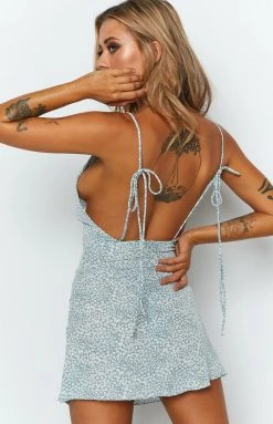 BB Exclusive Your LA Catch Cowl Neck Mini Dress Blue Floral 15 BB Exclusive Your LA Catch Cowl Neck Mini Dress Blue Floral