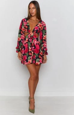 BB Exclusive Dresses Mars Twist Mini Dress Floral