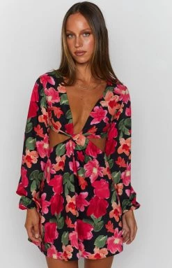 BB Exclusive Dresses Mars Twist Mini Dress Floral