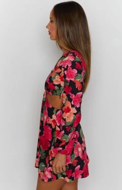BB Exclusive Dresses Mars Twist Mini Dress Floral