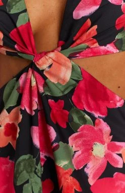 BB Exclusive Dresses Mars Twist Mini Dress Floral