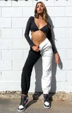 BB Exclusive Your Power Spliced Track Pants Mono Bottoms