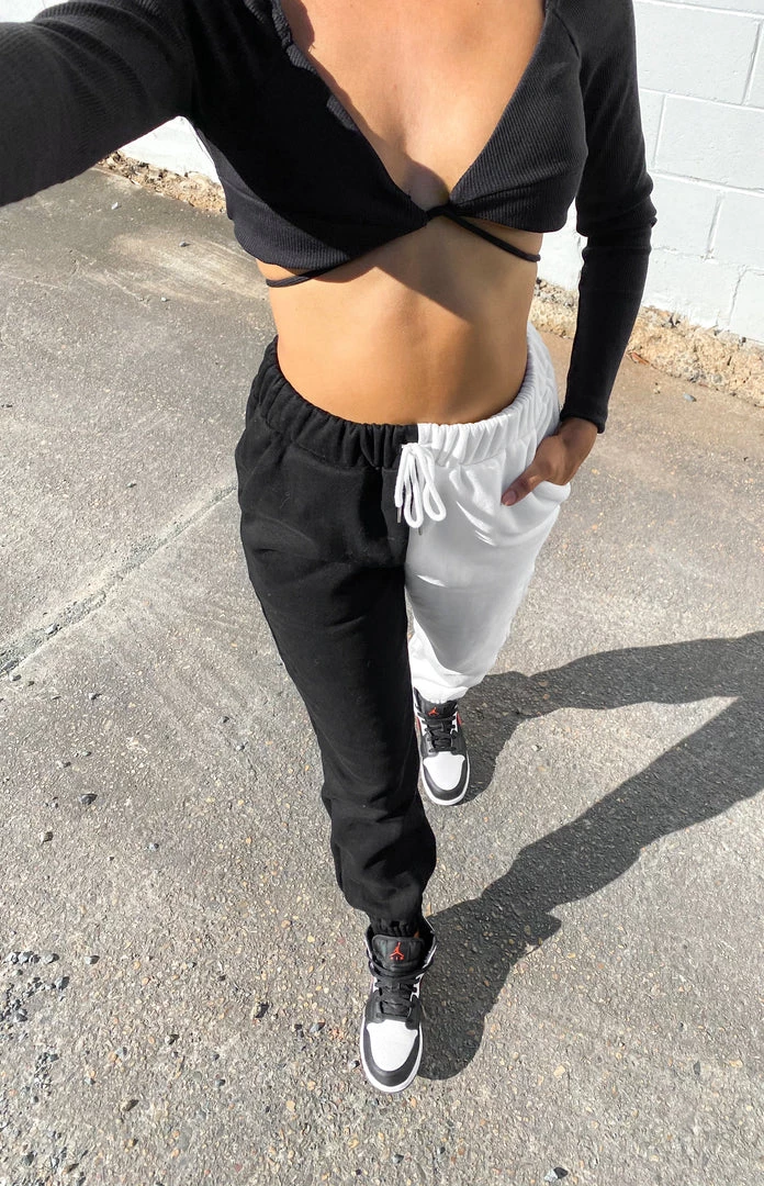 BB Exclusive Your Power Spliced Track Pants Mono Bottoms 2 BB Exclusive Your Power Spliced Track Pants Mono Bottoms