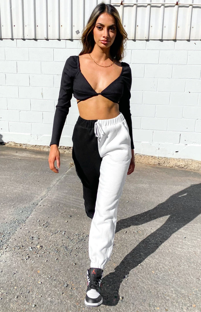 BB Exclusive Your Power Spliced Track Pants Mono Bottoms 3 BB Exclusive Your Power Spliced Track Pants Mono Bottoms