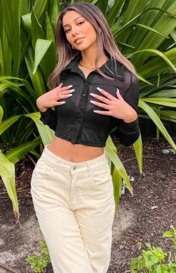 BB Exclusive Zahara Mesh Shirt Black