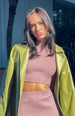 BB Exclusive Zayrah Mocha Knit Tank