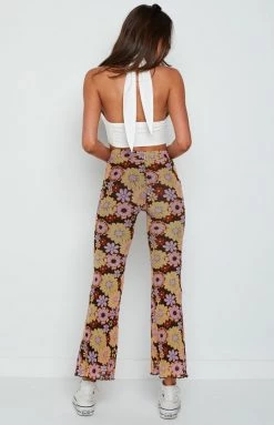 Beginning Boutique Zenica Pink Floral Pants Bottoms 11 Beginning Boutique Zenica Pink Floral Pants Bottoms