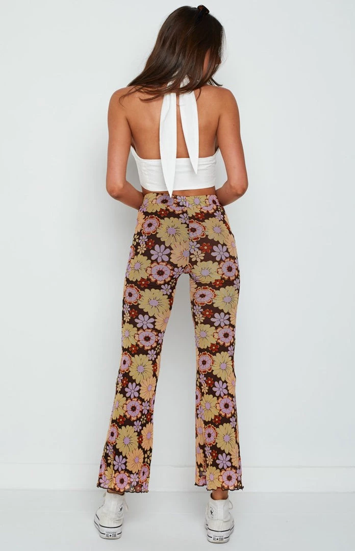Beginning Boutique Zenica Pink Floral Pants Bottoms 5 Beginning Boutique Zenica Pink Floral Pants Bottoms