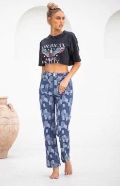 BB Exclusive Bottoms Zeppelin Patchwork Denim Jeans