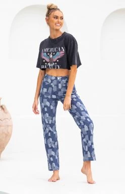 BB Exclusive Bottoms Zeppelin Patchwork Denim Jeans