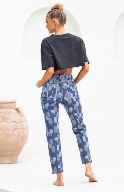 BB Exclusive Bottoms Zeppelin Patchwork Denim Jeans