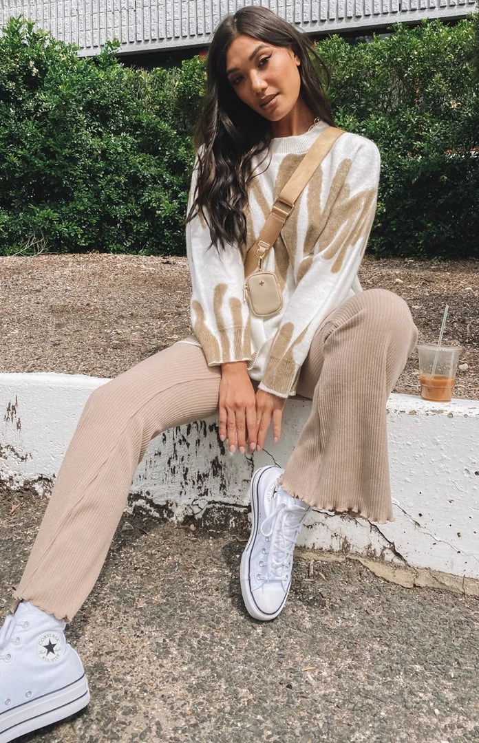 Beginning Boutique Outerwear Zosia Oversized Knitted Sweater Tan 9 Beginning Boutique Outerwear Zosia Oversized Knitted Sweater Tan