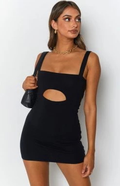 BB Exclusive Zuri Knit Dress With Bolero Black