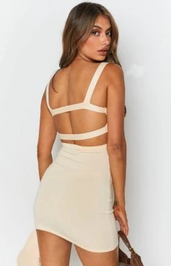 BB Exclusive Zuri Knit Dress With Bolero Cream Dresses 24 BB Exclusive Zuri Knit Dress With Bolero Cream Dresses