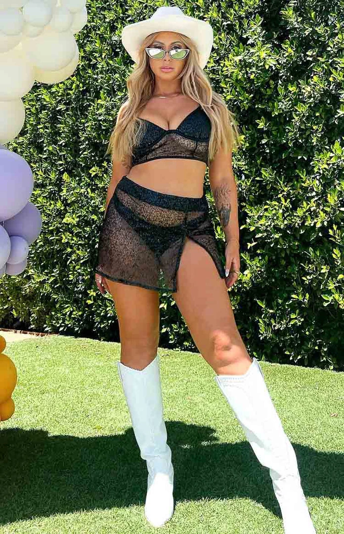 BB Exclusive Bottoms Starman Black Sparkle Skirt 2 BB Exclusive Bottoms Starman Black Sparkle Skirt