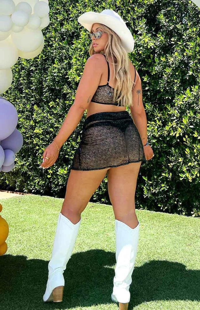 BB Exclusive Bottoms Starman Black Sparkle Skirt 12 BB Exclusive Bottoms Starman Black Sparkle Skirt