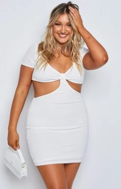 Beginning Boutique Bold Move Cut Out Mini Dress White Dresses 19 Beginning Boutique Bold Move Cut Out Mini Dress White Dresses
