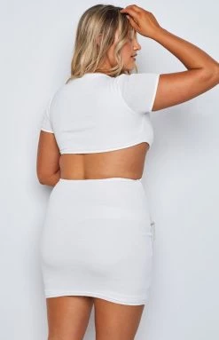 Beginning Boutique Bold Move Cut Out Mini Dress White Dresses 23 Beginning Boutique Bold Move Cut Out Mini Dress White Dresses