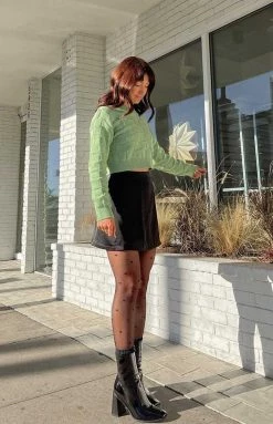 BB Exclusive Campbell Green Check Sweater Outerwear