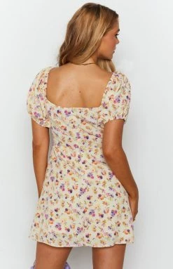 BB Exclusive Jolene Mini Dress White Floral Dresses