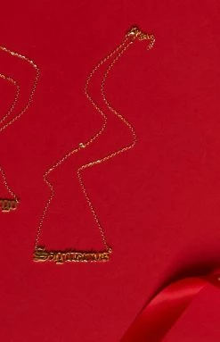 Eclat 18k Star Sign Gold Necklace Back In Stock
