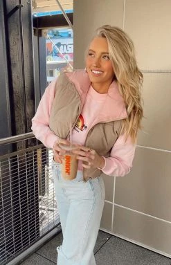 BBX New Glacier Puffer Vest Tan