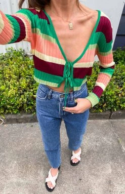 BB Exclusive Tops Godspeed Double Tie Knit Top Multi