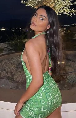 Dresses OMIGHTY Cubby Halter Dress Green