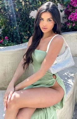 Emma Rose X Beginning Boutique Dresses Girls' Night Out Green Midi Dress