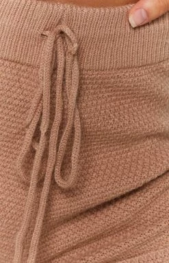 Beginning Boutique Jamie Knit Shorts Mocha Bottoms