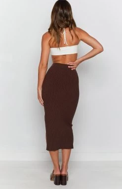 Beginning Boutique Laurena Midi Skirt Brown 17 Beginning Boutique Laurena Midi Skirt Brown