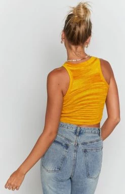 Beginning Boutique Chicago Tank Yellow