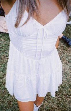 BB Exclusive New Pamela White Mini Dress 12 BB Exclusive New Pamela White Mini Dress