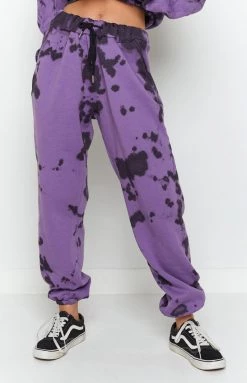 Bottoms Nana Judy Avenue Trackpant Violet Tie Dye
