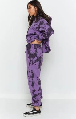 Bottoms Nana Judy Avenue Trackpant Violet Tie Dye